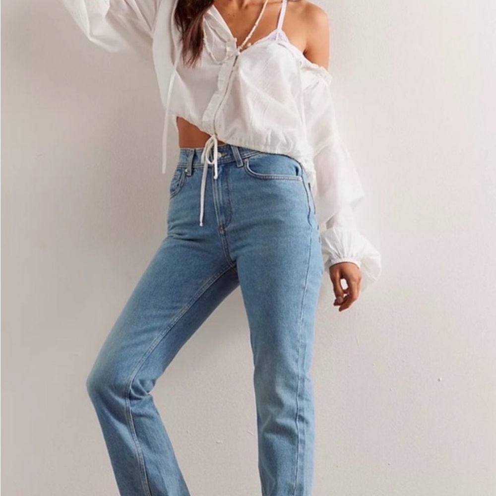NWT Free People Xena High Rise Jeans 26 W